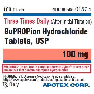 BUPROPION TB 75MG 100