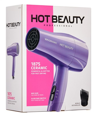 Hot Beauty Dryer 1875 Watt Ceramic Mid-Size