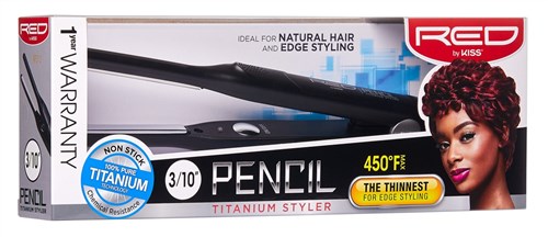 Kiss Red Pencil Titanium Styler 3/10Inch