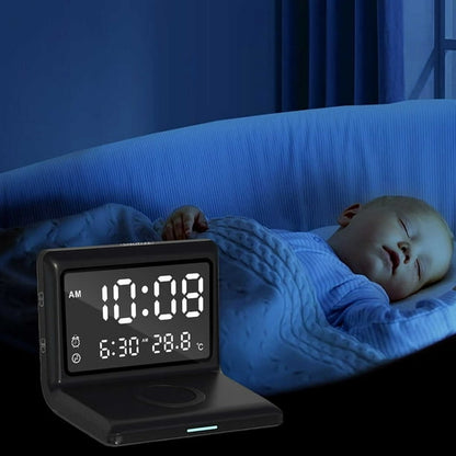 CHARGEWORX 2IN1 WRLS ALM CLOCK