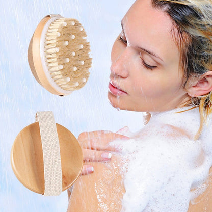 Body Benefits Natural Bristle Bath and Shower Back Brush
