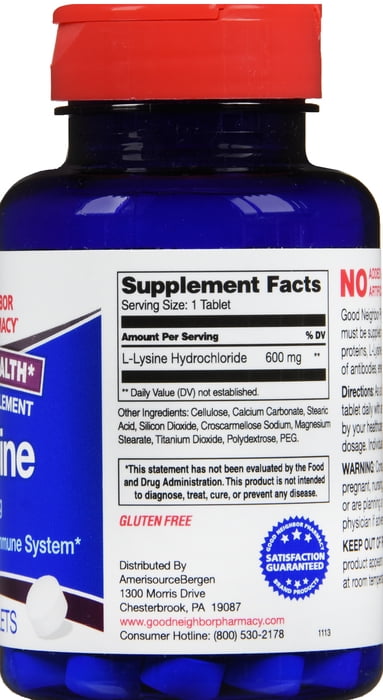 GNP L-LYSINE 1000 MG TAB 90