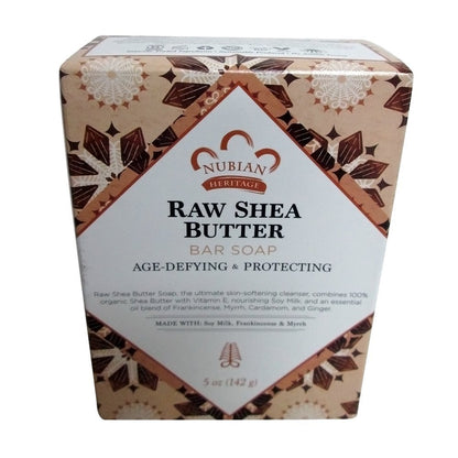 NUBIAN HERITAGE BAR SOAP,RAW SHEA & MYRRH