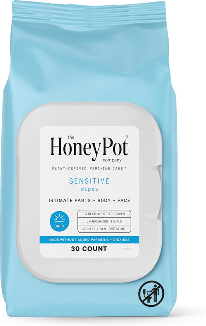 THE HONEY POT WIPES,INTIMATE,SENSITIVE