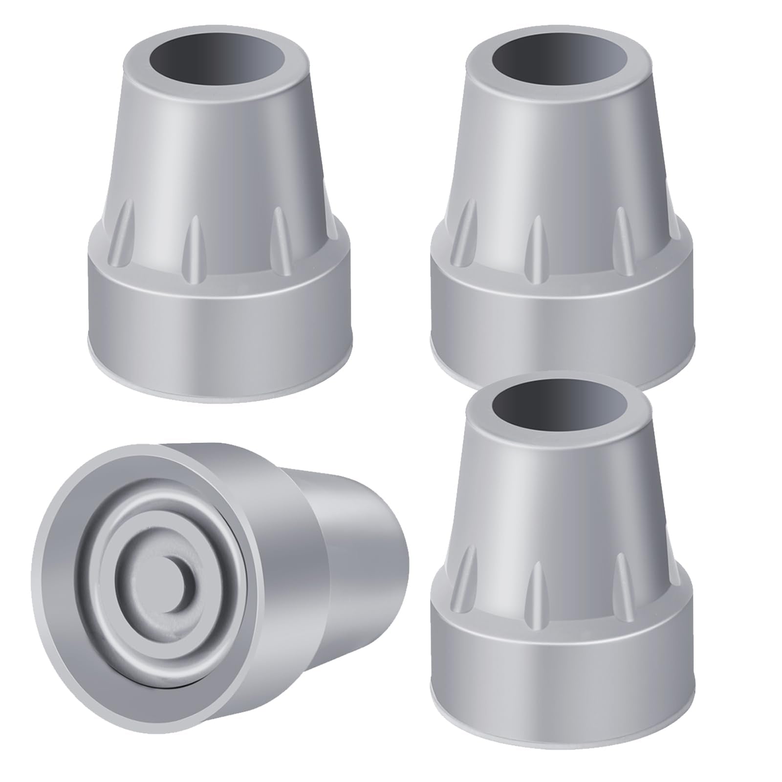 CRUTCH TIP EQ 2EA GRY 7/8N