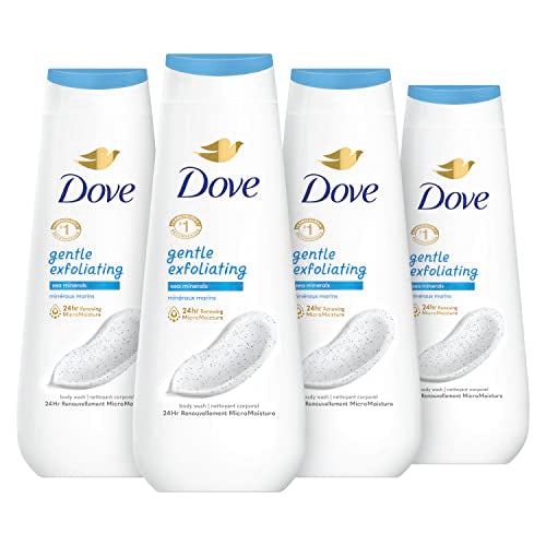 DOVE GENTLE EXFOLIATING MINERAL WSH 20OZ