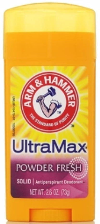 ARM&H ULTRAMAX DEO A/P OVAL POWDER 2.6OZ