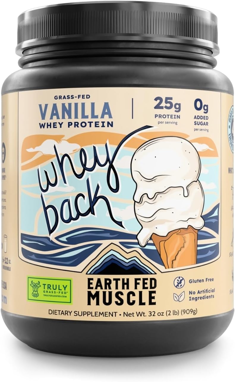 EARTH FED MUSCLE WHEY PROTN,VAN,WHEY BACK