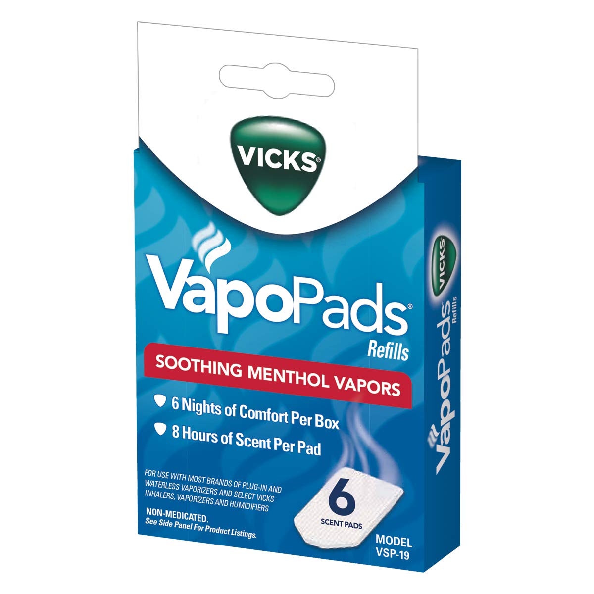 VICKS VAPOR RPLC PAD 5MTHL/EUC