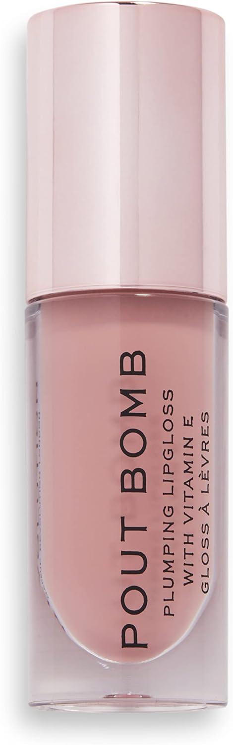 REVOLUTION Pout Bomb Plumping Gloss - Doll, 0.15 oz
