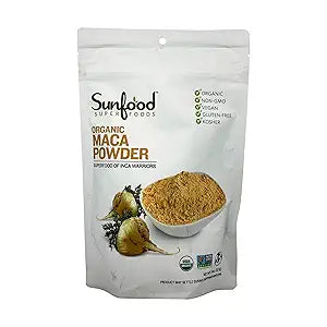SUNFOOD MACA POWDER,OG1,BLACK