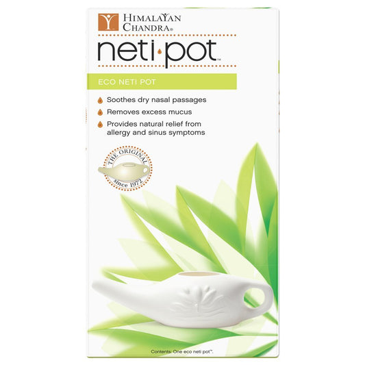 HIMALAYAN CHANDRA NETI POT,PORCELAIN,30 SAC