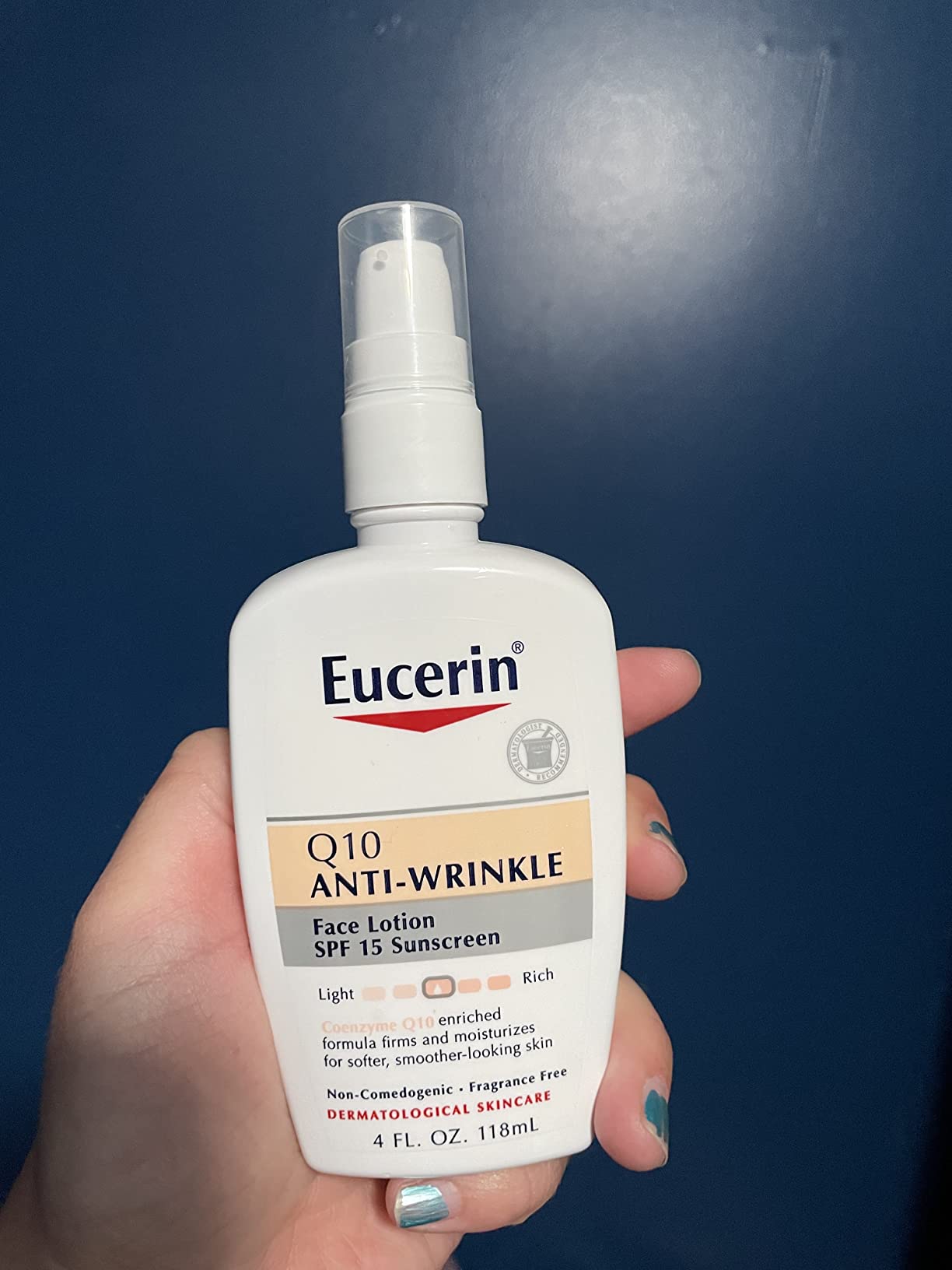 EUCERIN FACE LOTION Q10 SENS SPF15 4OZ