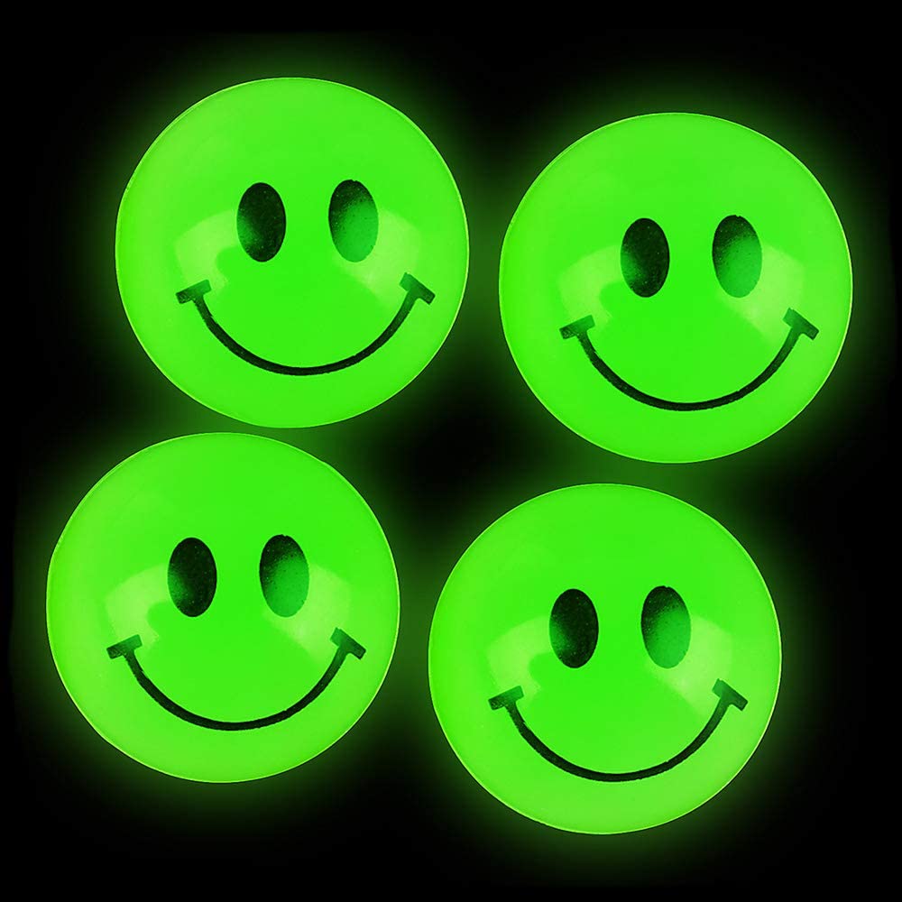 8 GLOW IN THE DARK BOUNCY BALL