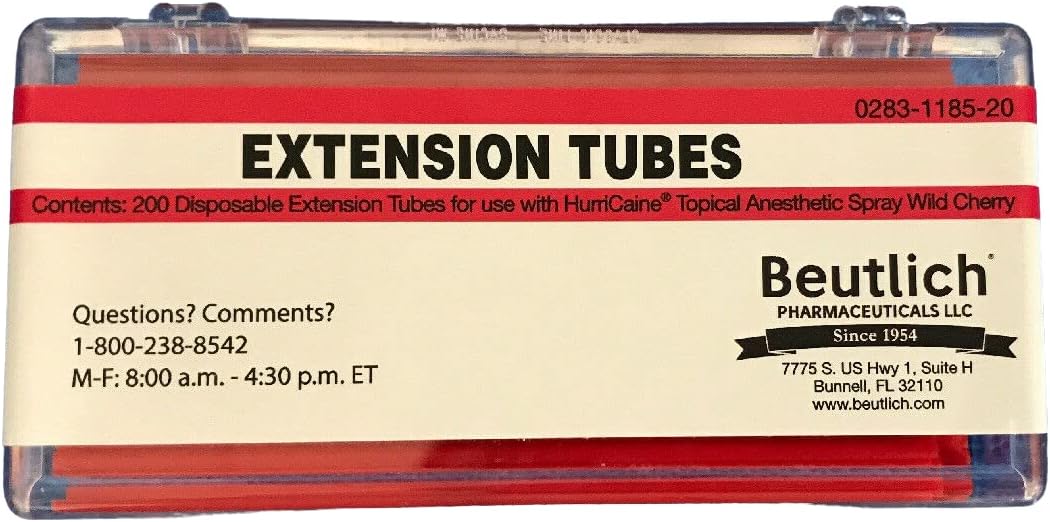HURRICAINE EXTENSION TUBES 100CT