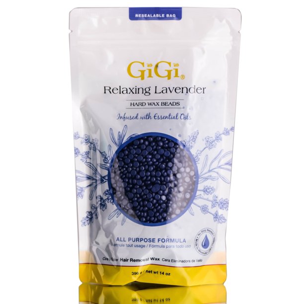 GIGI HARD WAX BEADS LAVENDER 14