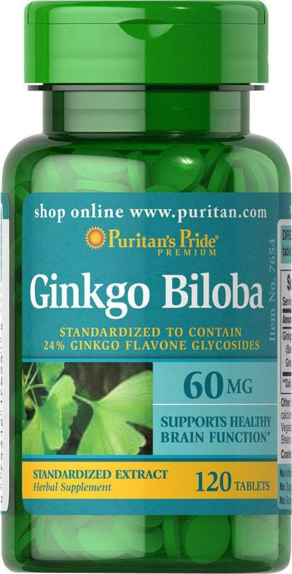GINKGO BILOBA 120MG CAP 100CT NAT BOUNTY