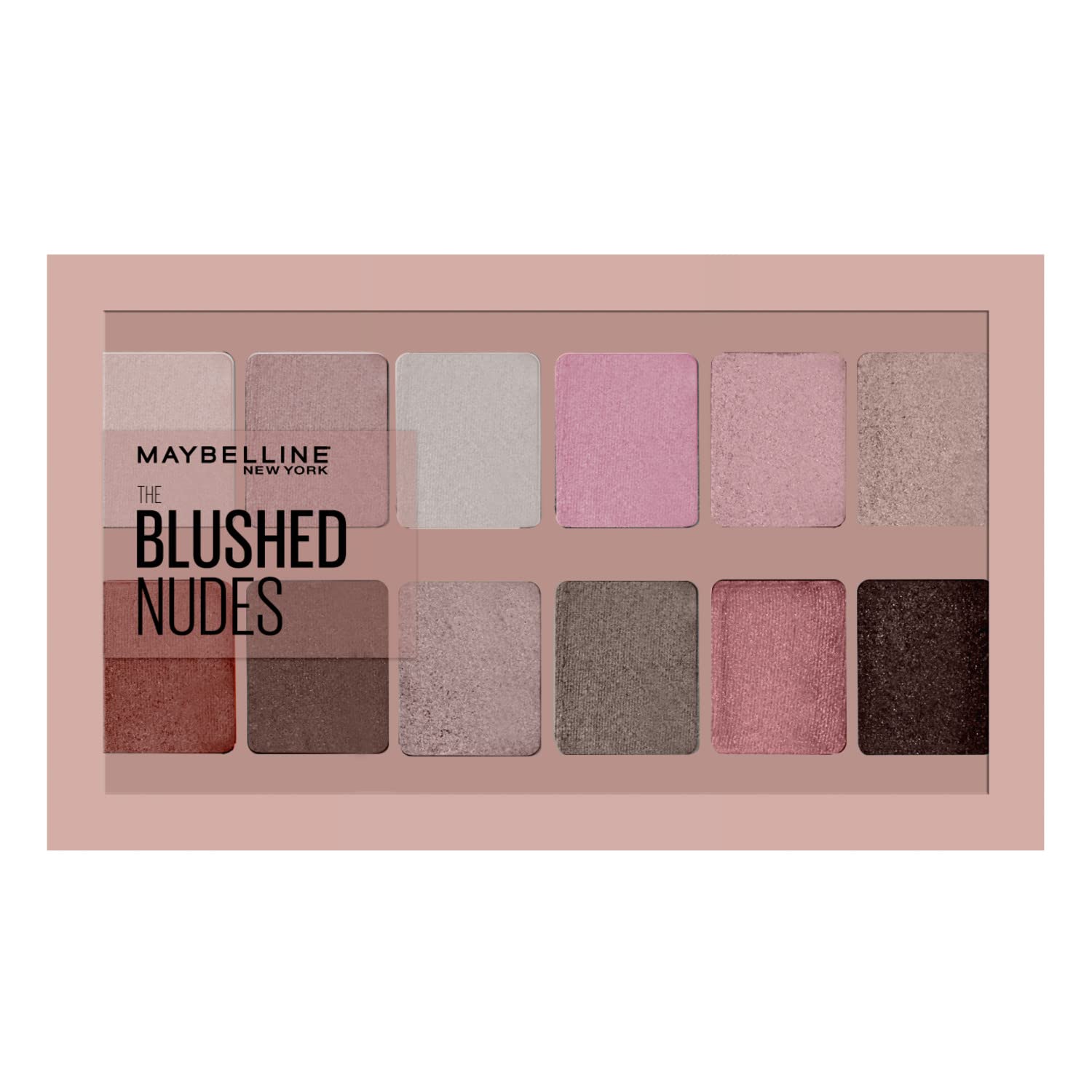 MAYBELLINE New York The Blushed Nudes  Eye Shadow Palette, 0.34 oz