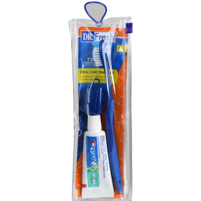 Dr. Fresh Travel Toothbrush Kit Soft (12in)