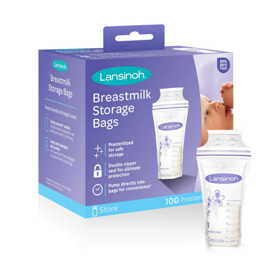 LANSINOH BREAST MILK STORAGE BAG 25CT