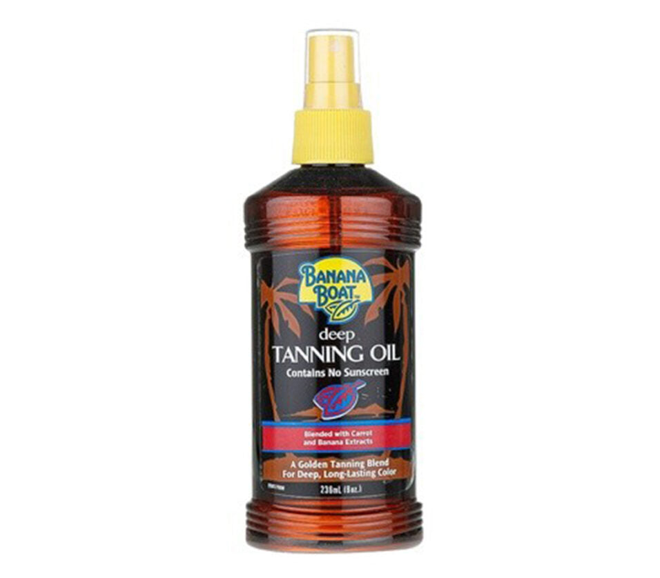 Banana Boat Deep Tanning Spray Oil 8oz Spf#0 Coconut Oil