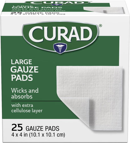 CURAD PRO-GAUZE PA 25 4X4N STR