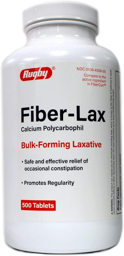 FIBER LAXATIVE TB 625MG 500 CPLT