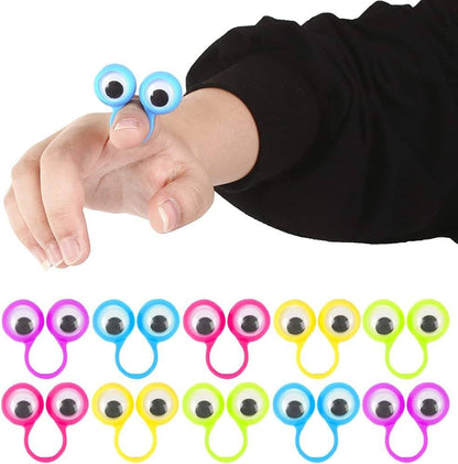 8 GOOGLY EYES FINGER PUPPETS