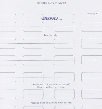 DISPILL ROBOT LABELS 500