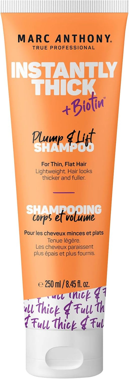 Marc Anthony Instantly Thick + Biotin Shampoo 8.45oz Tube