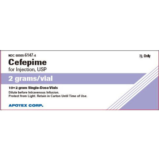CEFEPIME PR 2GM 10