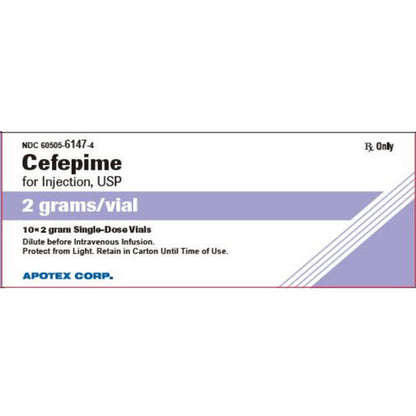 CEFEPIME PR 2GM 10
