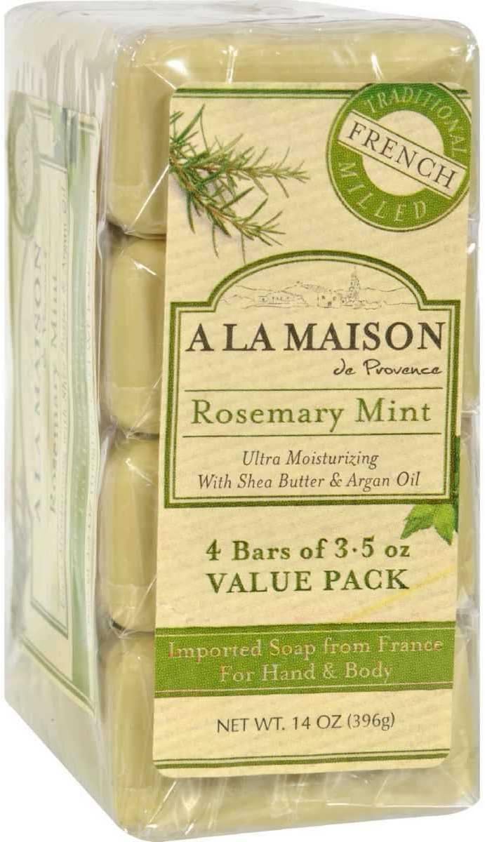 A LA MAISON BAR SOAP,LAVENDER FLOWERS