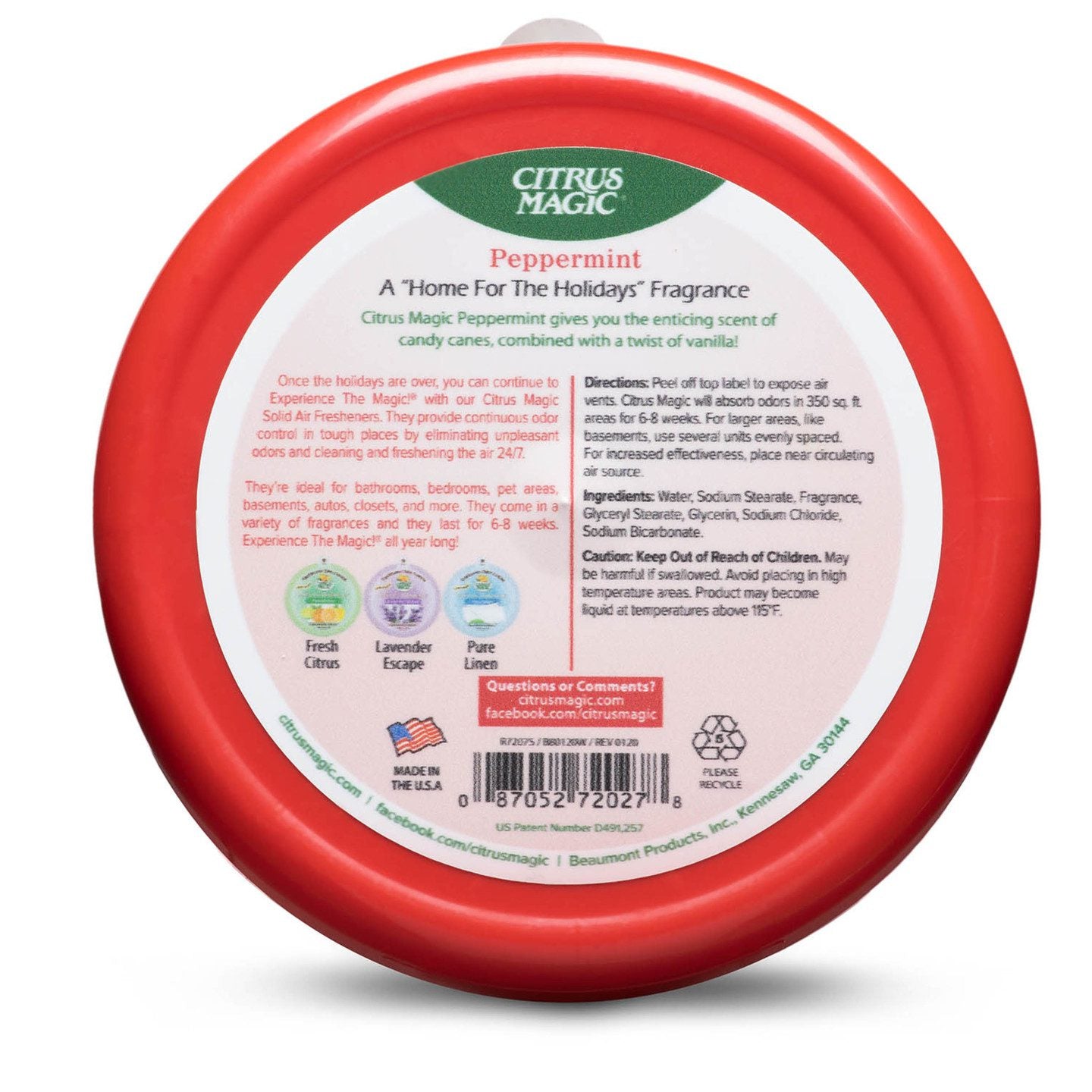 CITRUS MAGIC SOLID ODOR ABSBR,CEDAR