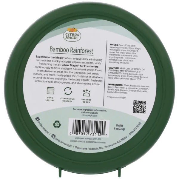 CITRUS MAGIC SOLID ODOR ABSBR,CEDAR