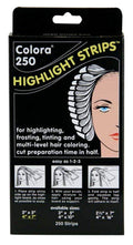 Colora 250 Highlight Strips 4Inch X 10Inch