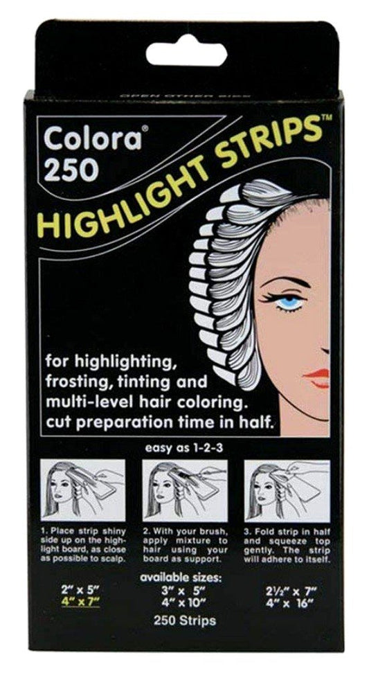 Colora 250 Highlight Strips 4Inch X 10Inch