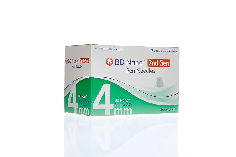 BD NANO 2ND GEN PEN NEEDLES 100CT