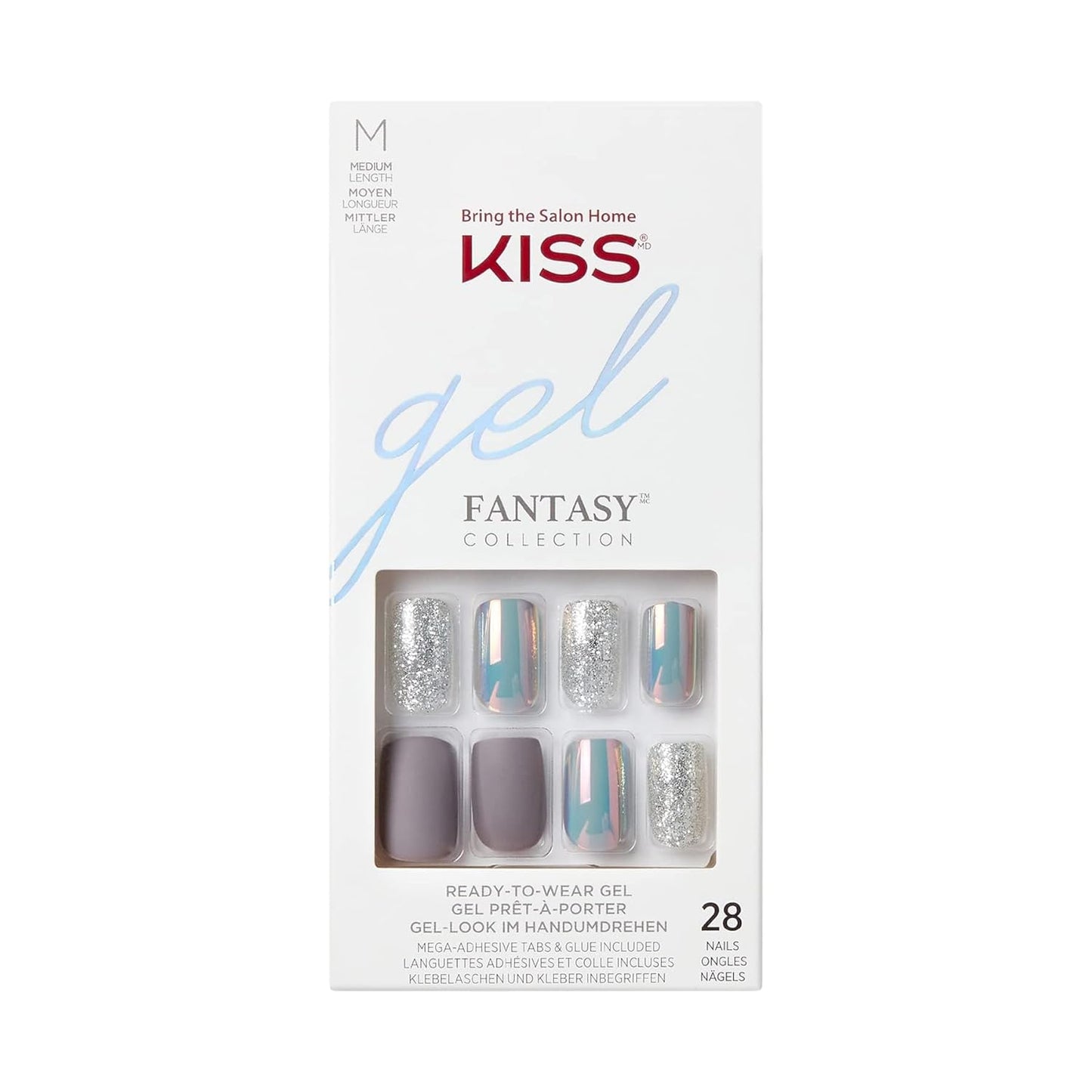 KISS Glam Premium Faux Nails - Wrapped in Beauty