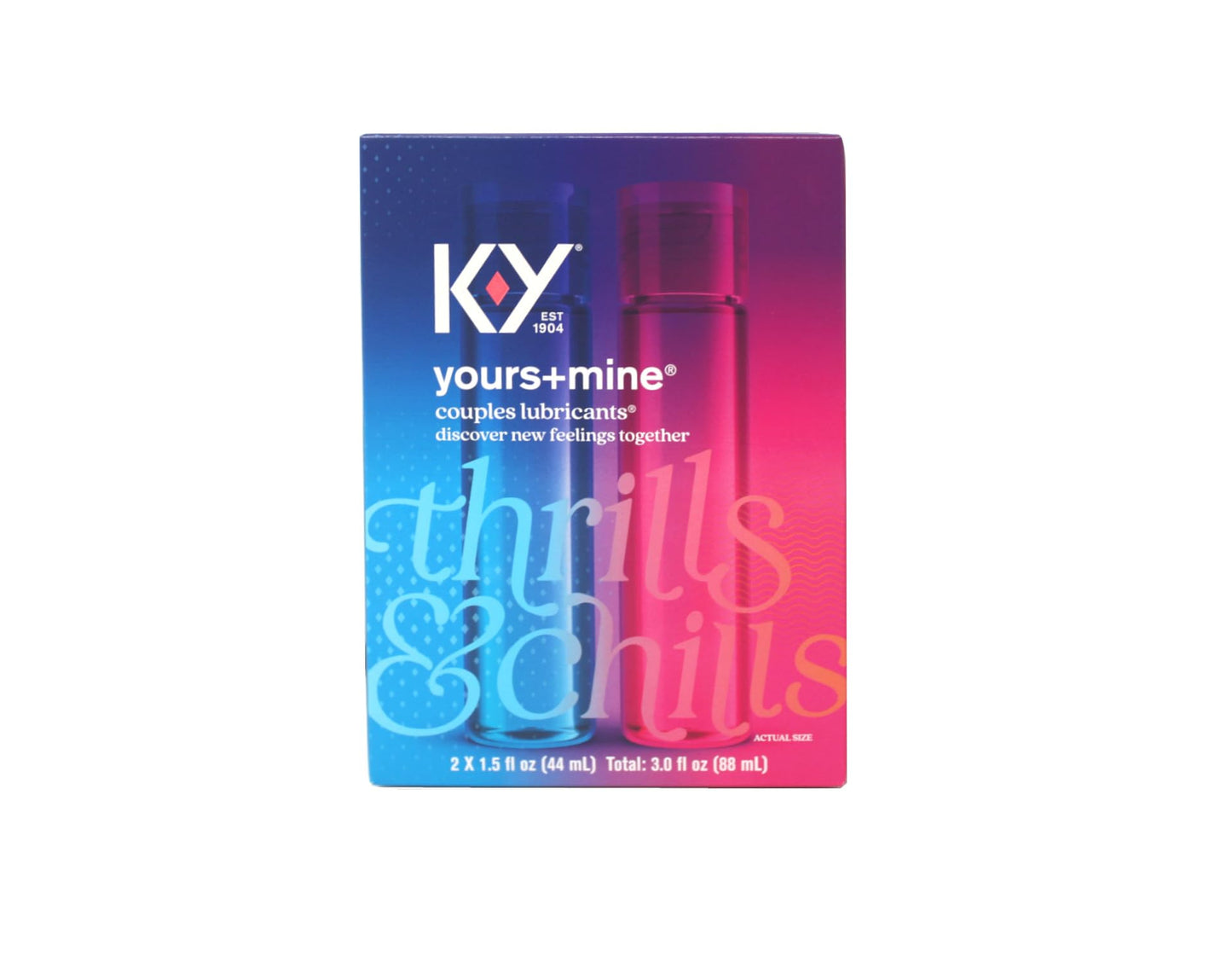 KY YOURS + MINE COUPLES LUBRICANT 3OZ