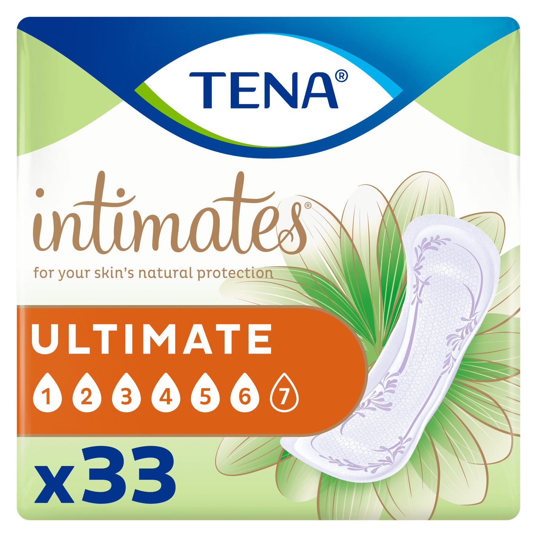 TENA INTIMATES MAX REG PAD 6X14CT