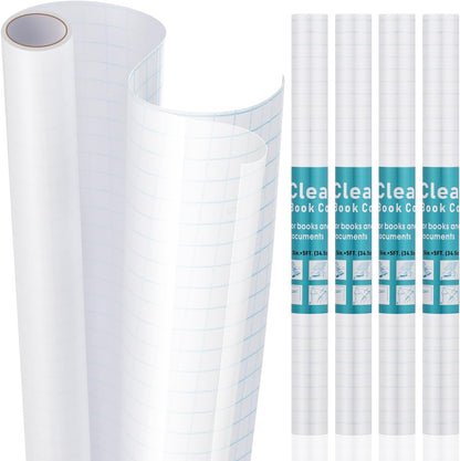 BOOKCOVER 13"X5' CLEAR CONTACT