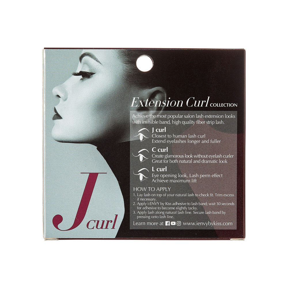 Kiss I Envy Extension Curl Lcurl 01 Lashes