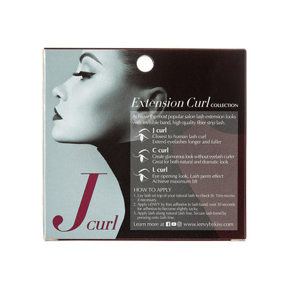 Kiss I Envy Extension Curl Lcurl 01 Lashes