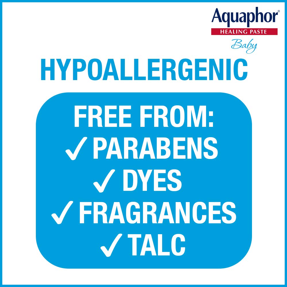 Aquaphor Baby Diaper Rash Paste, 3.4 oz