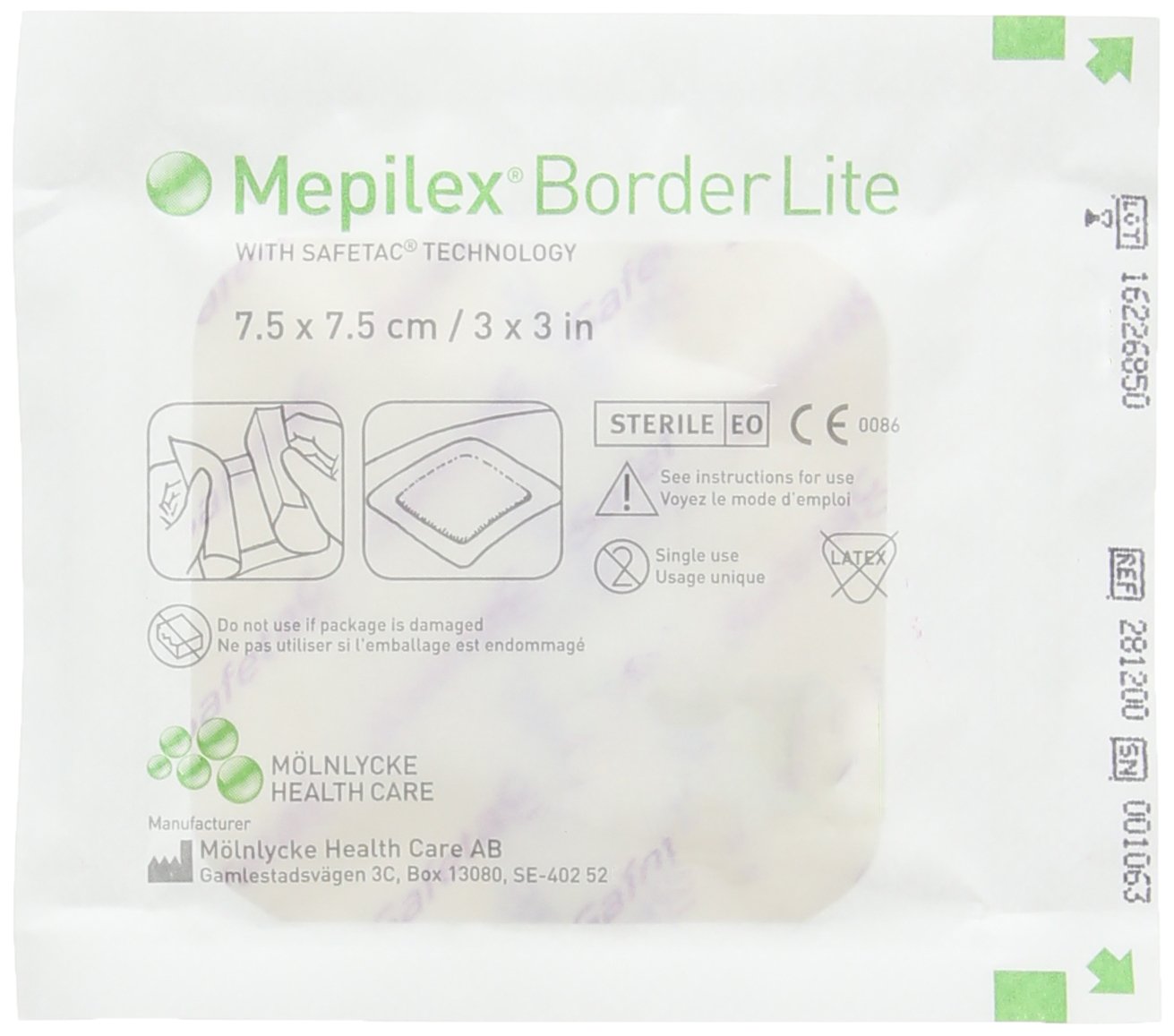 MEPILEX BORDER LITE DS 3 1.6X2N