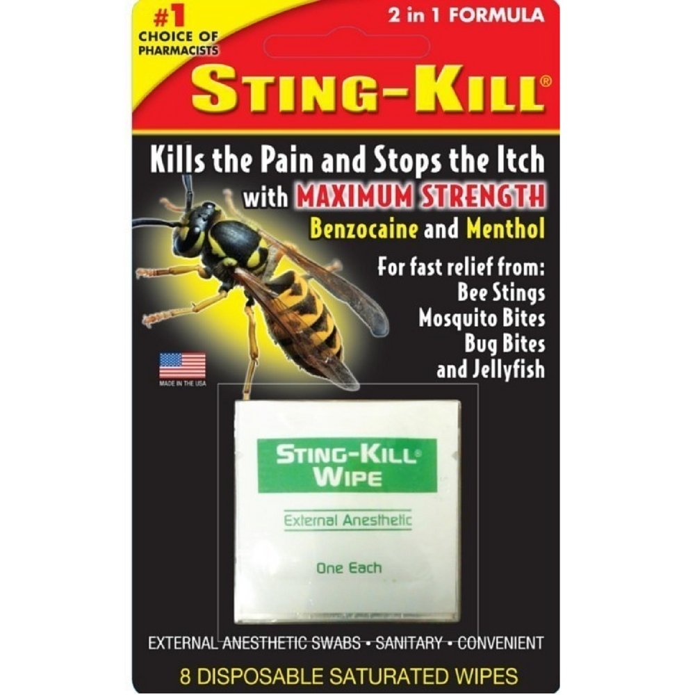 STING-KILL WIPES PA 8