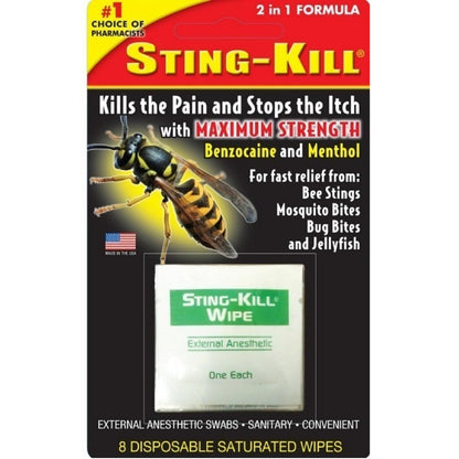 STING-KILL WIPES PA 8