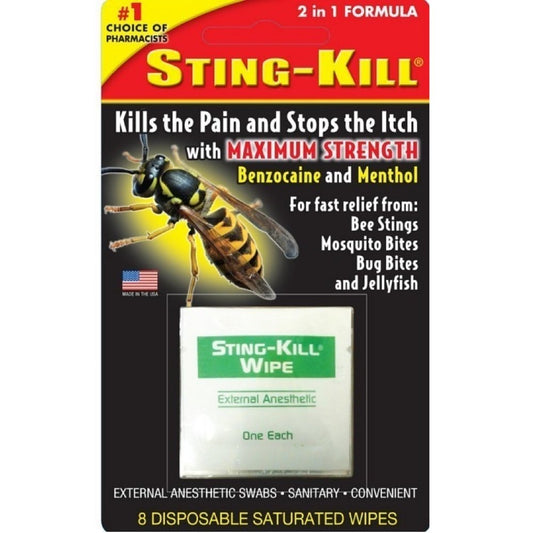 STING-KILL WIPES PA 8