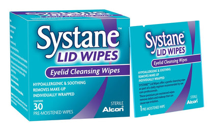 SYSTANE LID WIPE 30CT